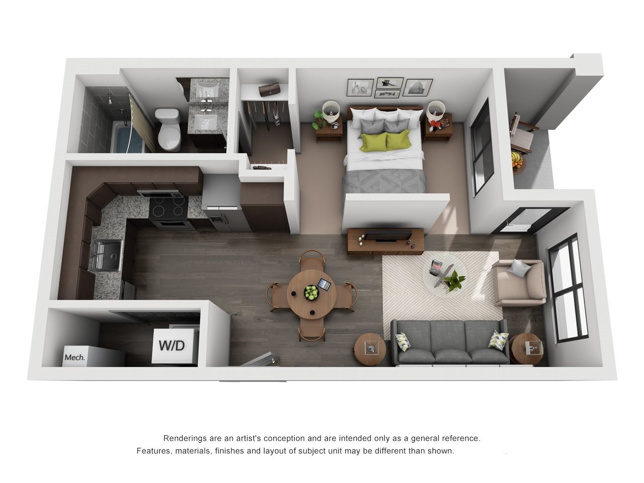 Studio Floor Plan 1